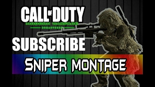COD MWR Sniper Montage!!