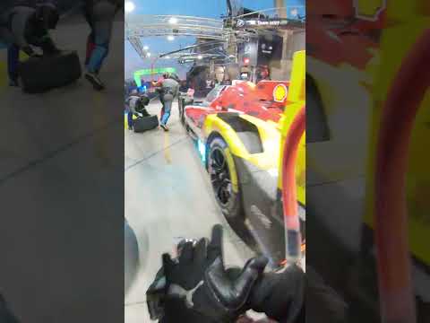 POV: Changing a MICHELIN Pilot Sport tire on the BMW Hypercar at the 24 Heures du Mans 🛞🏁