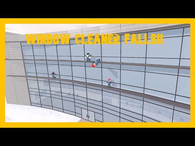 WINDOW CLEANERS FALL OFF OF BUILDING!! ER:LC RP | ROBLOX