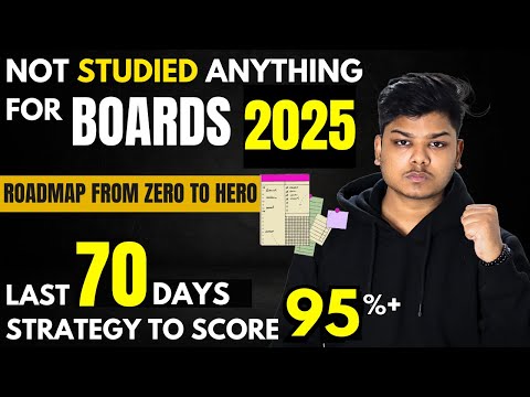 Last 70 Days Strategy for Boards 2025 | Bounce Back strategy | Cbse boards 2025