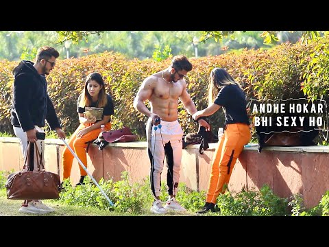 Blind Bodybuilder Picking Up Girls || Sam Khan