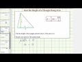 Triangle Area and Height Calculations