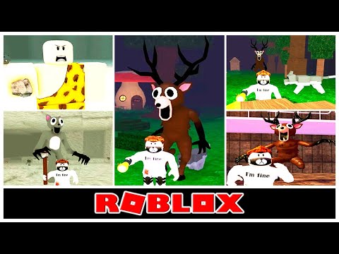 Strange games of the deer from 99 NIGHTS IN THE FOREST on roblox