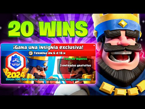 GANA LAS 20 WINS CON EL MEJOR MAZO QUE HAY!! CLASH ROYALE - KANARIOOO