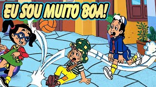ELA HUMILHOU OS DOIS DE UMA SÓ VEZ! OLHA A JOGADA! | GIBIS ANIMADOS DA TURMA DO CHAVES