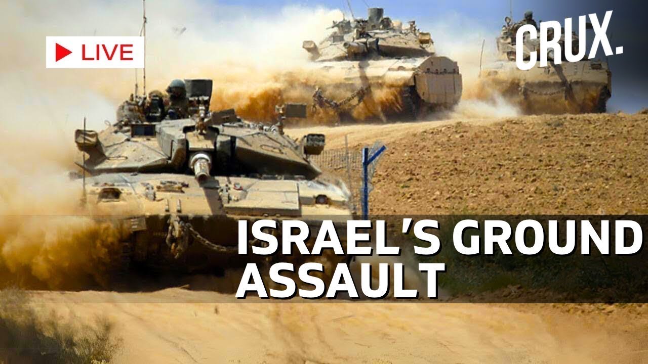 Watch Israel’s Tanks Inside Gaza As IDF Steps Up Ground Operations Against Hamas | Palestine War