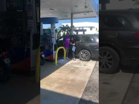 I was at a gas station and I saw this man beat up his girlfriend so I confronted him #dvawareness