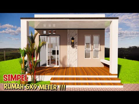 Transformasi Lahan Kecil, Desain Rumah 5x9 Modern dan Nyaman