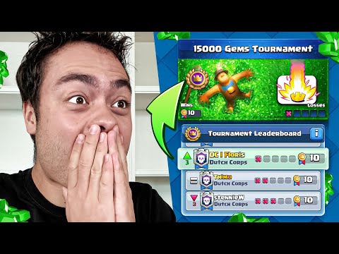 Win Ik 15000 GEMS op Clash Royale..?!
