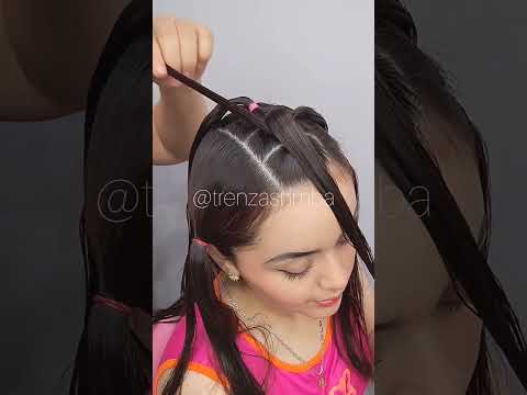 hermoso ❤️ #peinadosfaciles #peinadosparaniñas #trenzas #peinados #peinadosconliga #viral