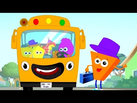 Wheels On The Bus, Vehicle Songs and Nursery Rhymes for Kids