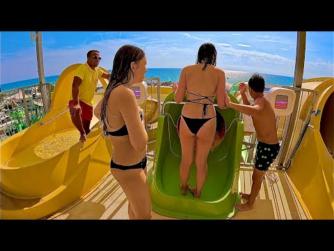 Ethno Belek Hotel in Antalya Türkiye (Waterslides + Hotel & Roomtour)