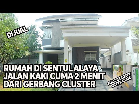 RUMAH DIJUAL DI SENTUL ALAYA, ALAMI, AMAN, DEKAT GERBANG UTAMA, LT/LB 340/200 M2, CEK PENAMPAKANNYA!