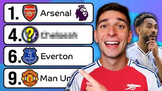 *FINAL* Premier League 2025/26 Prediction