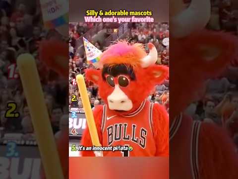 Silly & adorable mascots.Which one's your favorite#funny#memes