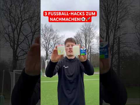 3 FUSSBALL-LIFEHACKS ZUM NACHMACHEN!⚽️🚀 #fussball #tipps #tricks #tutorial