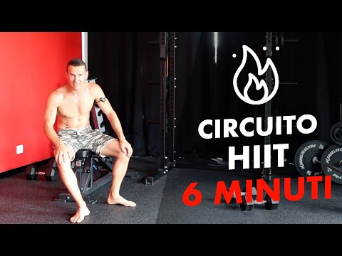 Circuito 6 minuti HIIT che equivale a 1 ora di cardio! 🔥