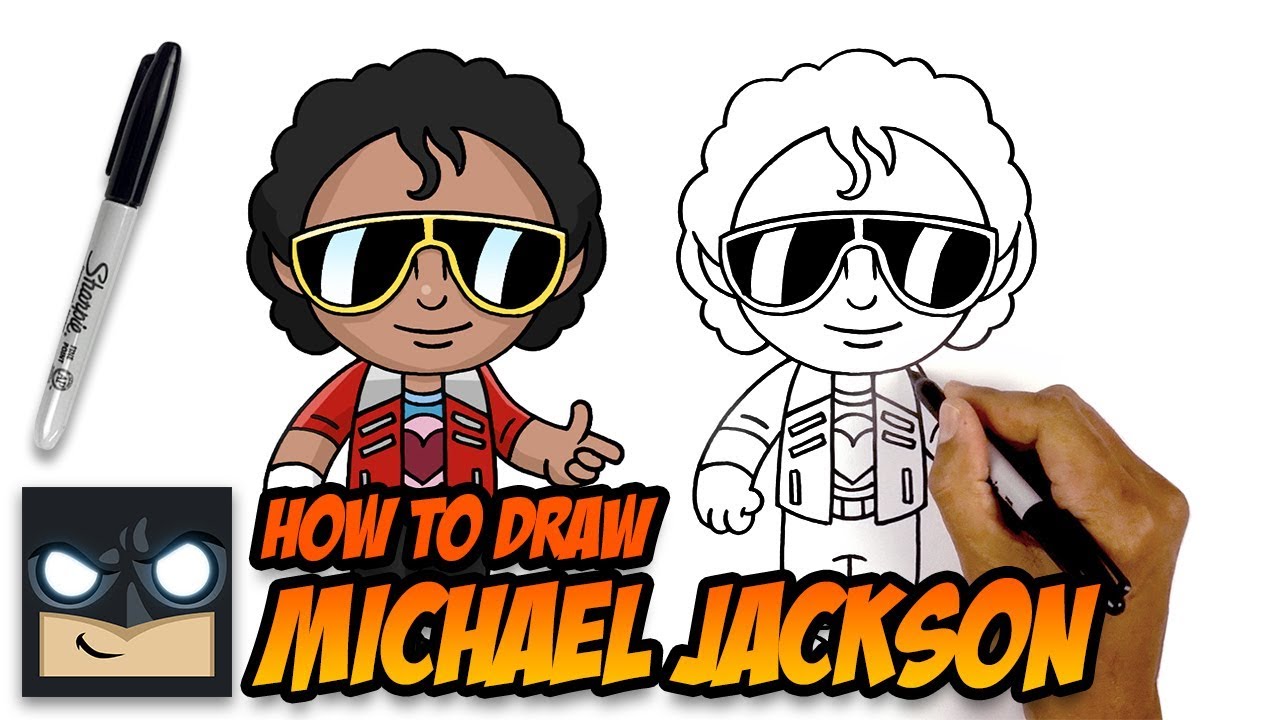 How to Draw Michael Jackson - Step-by-Step Tutorial