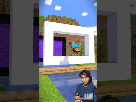 HELP Herobrine Hole In Wall 4 VS Notch VS Entity in Minecraft |#minecraft |#viral |#shorts