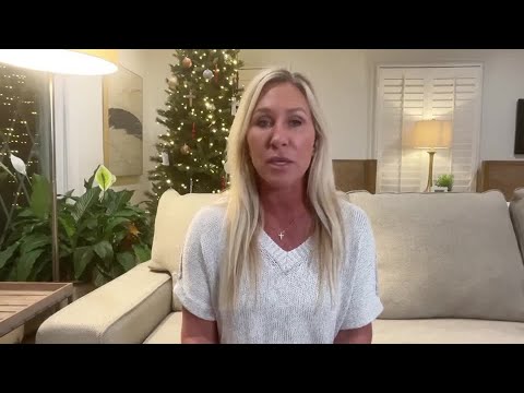 YouTube video thumbnail: Marjorie Taylor Greene Announces Resignation After Fallout With Trump