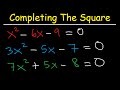 Completing the Square in Quadratic Equations