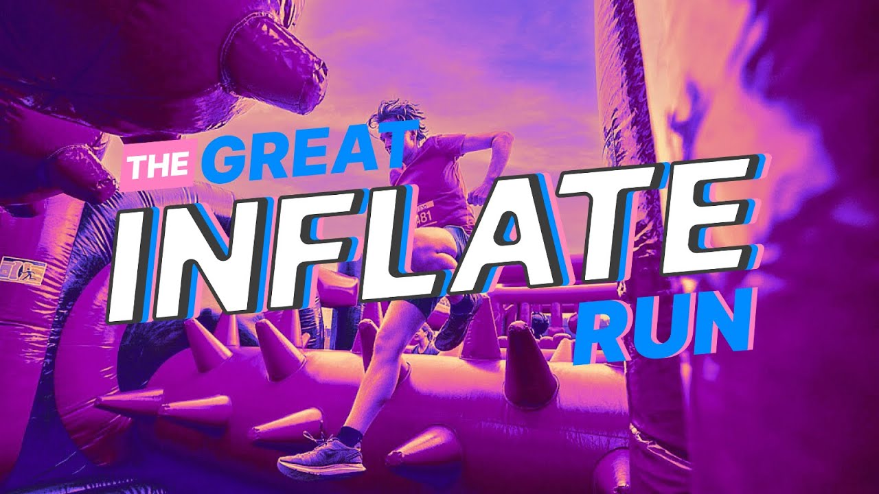 the great inflate run ahmedabad indias first inflatable 5k obstacle course