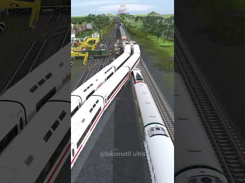3 Kereta Api Cepat Melintasi Perbaikan Persilangan Rel Kereta Api #keretaapi #train #indianrailways
