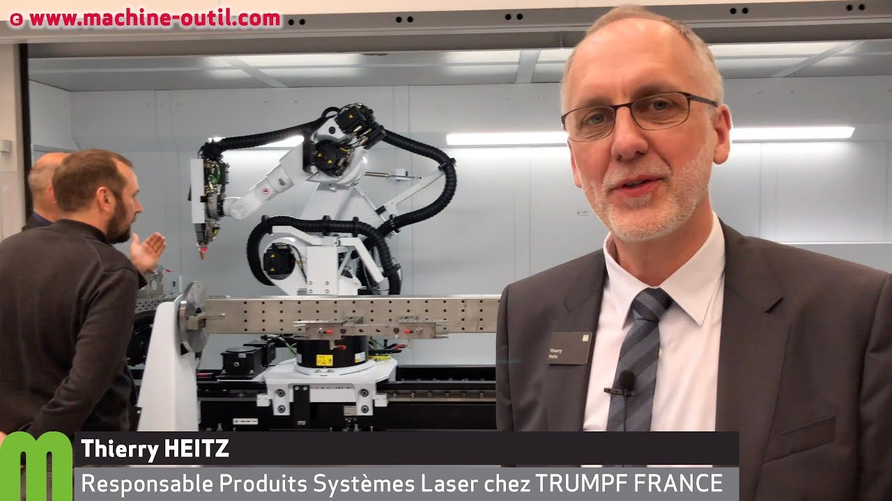 Cellule robotisée de soudage laser pour pièces de grandes dimensions