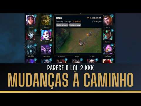 FINALMENTE! A RIOT MELHOROU O CLIENTE DO LOL, PRÉVIA 25.13