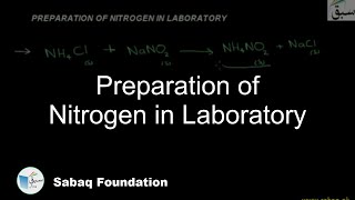 Preparation of Nitrogen in Laboratory