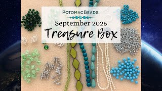 Earth’s Horizon Treasure Box from Potomac Beads | September 2026 Jewelry Making Subscription Box 