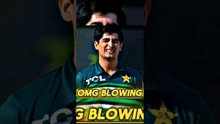😱👿Naseem Shah bowling down against New Zealand ##virlshort #slowmotion 👿😈
