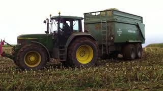 Maissilage 2017 //3x John Deere // 1x Deutz // 1x Jcb // Nissl-Trans //