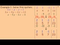 Solving Linear Systems with Matrices