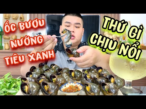 Thứ Nào Chịu Nổi Với Mâm Ốc Bươu Đen Size Khủng Nướng Tiêu Xanh Thơm Nức Mũi Ngon Khó Cưỡng | T 623
