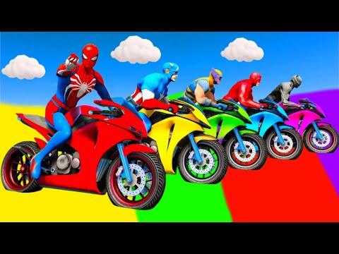 الرجل العنكبوت انقاذ باتمان Spider-Man Rescue batman vs iron man vs venom funny Game GTA 5 superhero