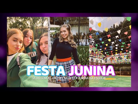 UM DIA INTEIRO COMIGO NA FESTA JUNINA DA ESCOLA! - Luiza Vinco
