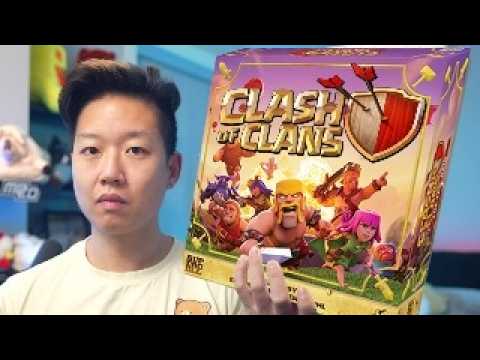 First play of the Clash of Clans Board Game