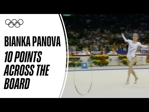 Perfect 10 - Bulgarian Bianka Panova's Hoop Routine at Seoul 1988