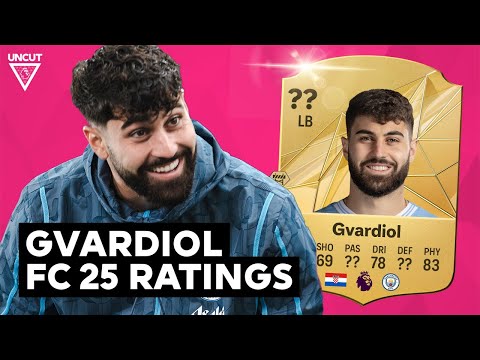 'I'M SURPRISED BY THAT!' 😅 Josko Gvardiol can't believe his FC 25 Rating | Uncut