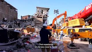 YouTube video thumbnail: Veteran Volunteer Digs for Survivors After Colombia Quake