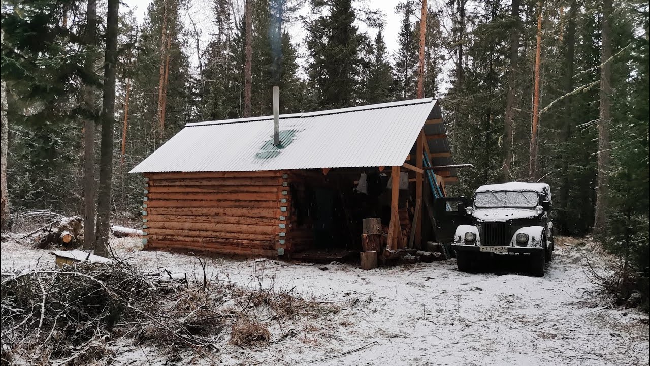 Живём в тайге. Проверка капканов. Часть 2