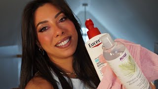 اخيرا رجوع بعد ‏سنتين🤩| روتين فضيع ‏ لبشرة الجسم ناعمه ‏جدا 🧖🏽‍♀️