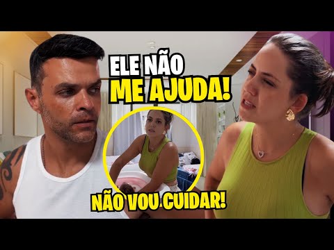 Meu marido não entende o trabalho que é cuidar de um recém-nascido!