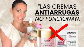 La GRAN MENTIRA de las CREMAS ANTIARRUGAS❌ porqué NO FUNCIONAN?🤔 TÉCNICA para ELIMINARLAS