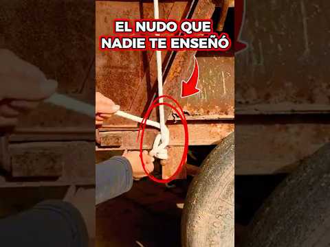 Como hacer el nudo más sencillo para tu coche que NADIE te enseñó #shorts