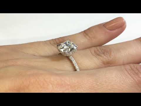 2.20 ct Cushion Diamond Signature Wrap Ring