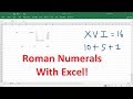 Understanding Roman Numerals and Excel Functions