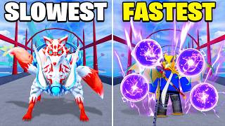 Slowest To Fastest Fruits in Blox Fruits Update 27