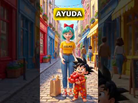 GOKU ayuda a BULMA pero VEGETA...